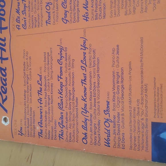 GEORGE HARRISON Extra Texture Vinyl Record Album LP Apple 1975 Rock & Pop Music - Picture 10 of 14